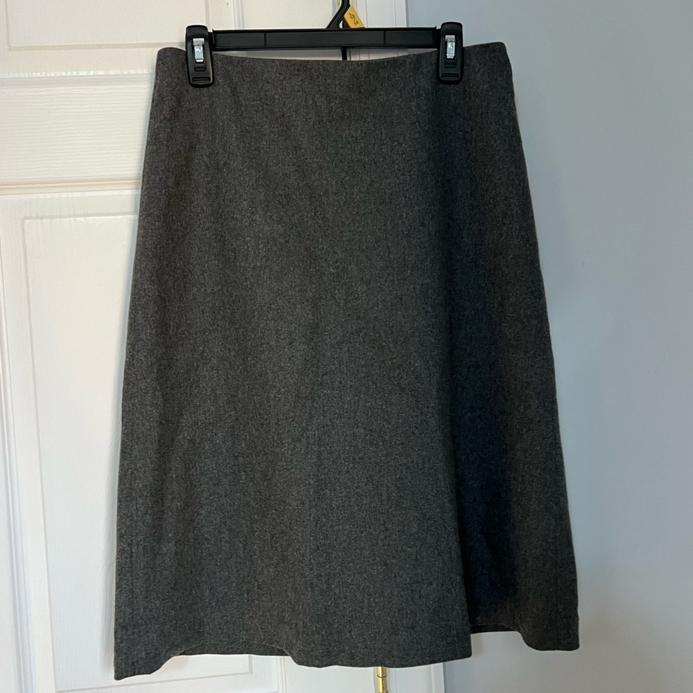 GAP Stretch Charcoal A-Line Skirt
